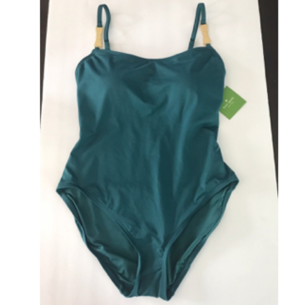 Teal Kate Spade One Piece Swimsuit + SH